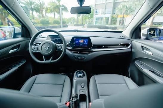 Nội thất khoang xe VinFast VF 5 Plus sạch sẽ tại Quy Nhơn